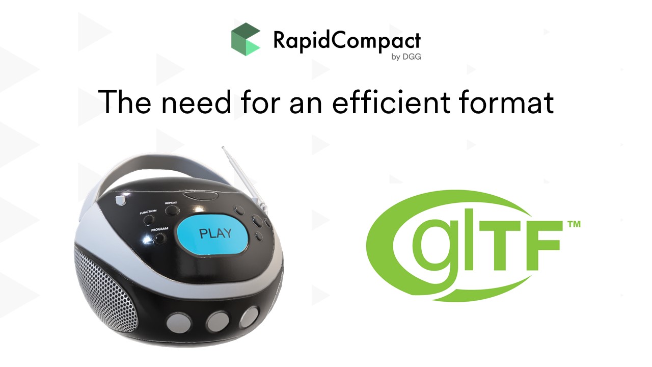 efficient 3d file format glTF