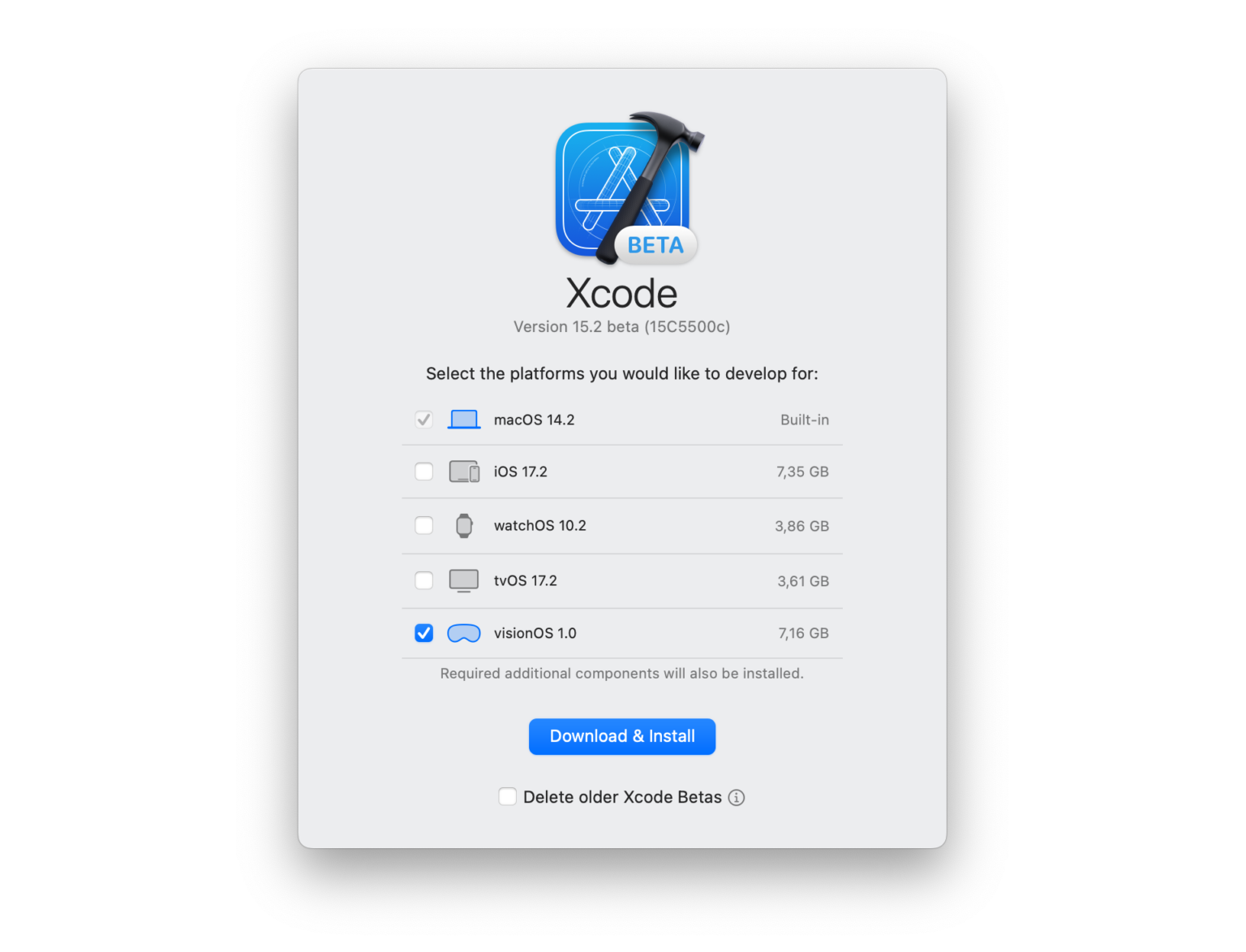 How to create an application for Apple Vision Pro using XCode